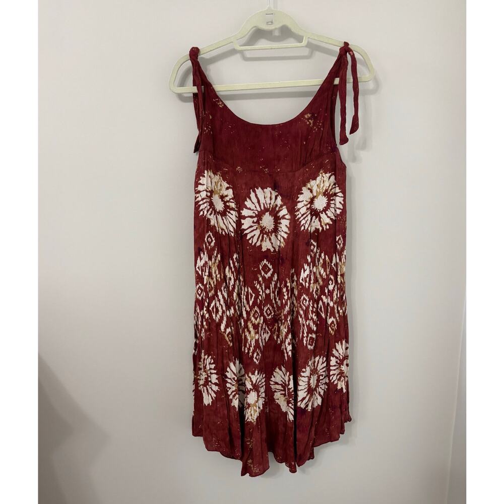 Free People tie-shoulder swing sundress, carefree, festival wear, size XS